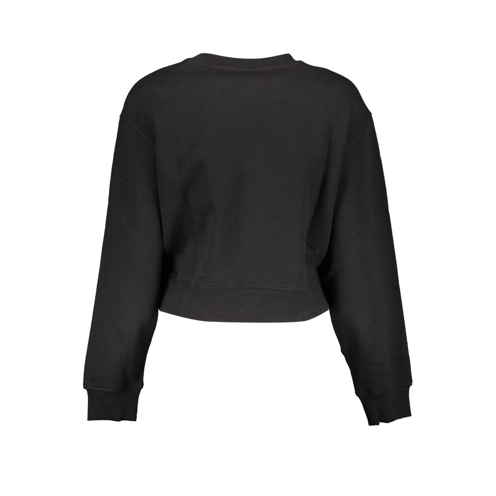 Guess Jeans – Schwarzer Baumwollpullover für Damen