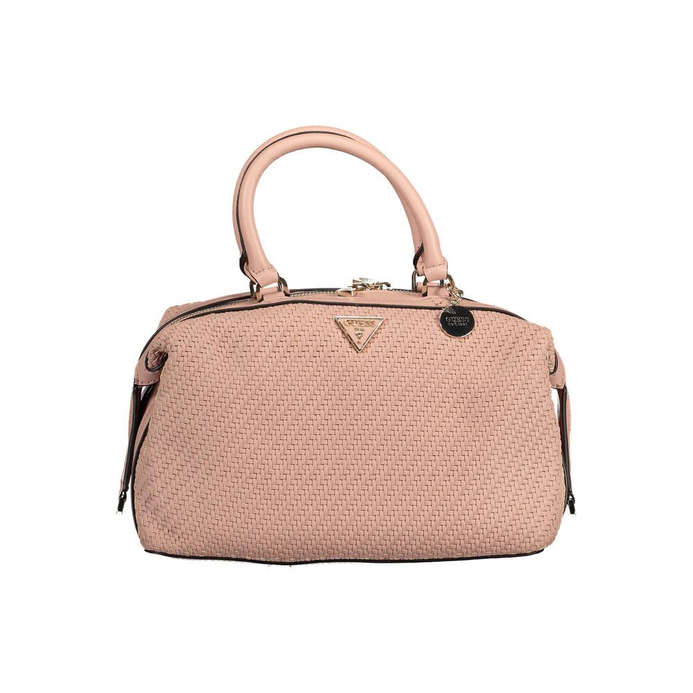 Guess Jeans Rosa Polyethylen Damen Handtasche