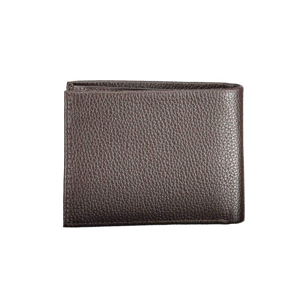 Calvin Klein Herren-Geldbörse aus braunem Leder