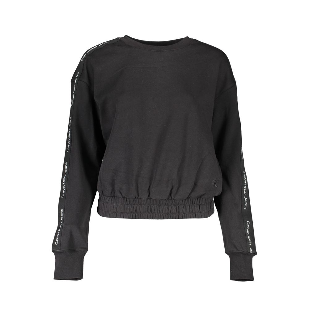 Calvin Klein Damenpullover aus schwarzer Baumwolle