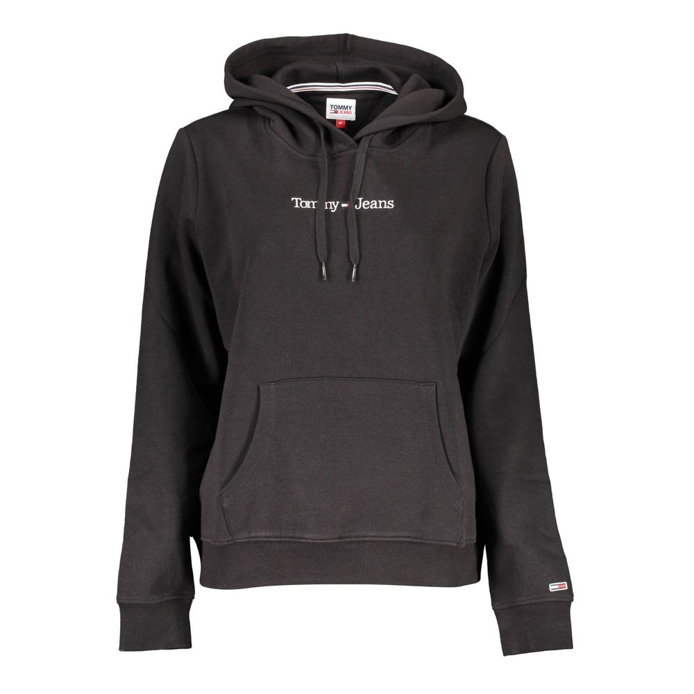 Tommy Hilfiger – Schwarzer Baumwollpullover für Damen