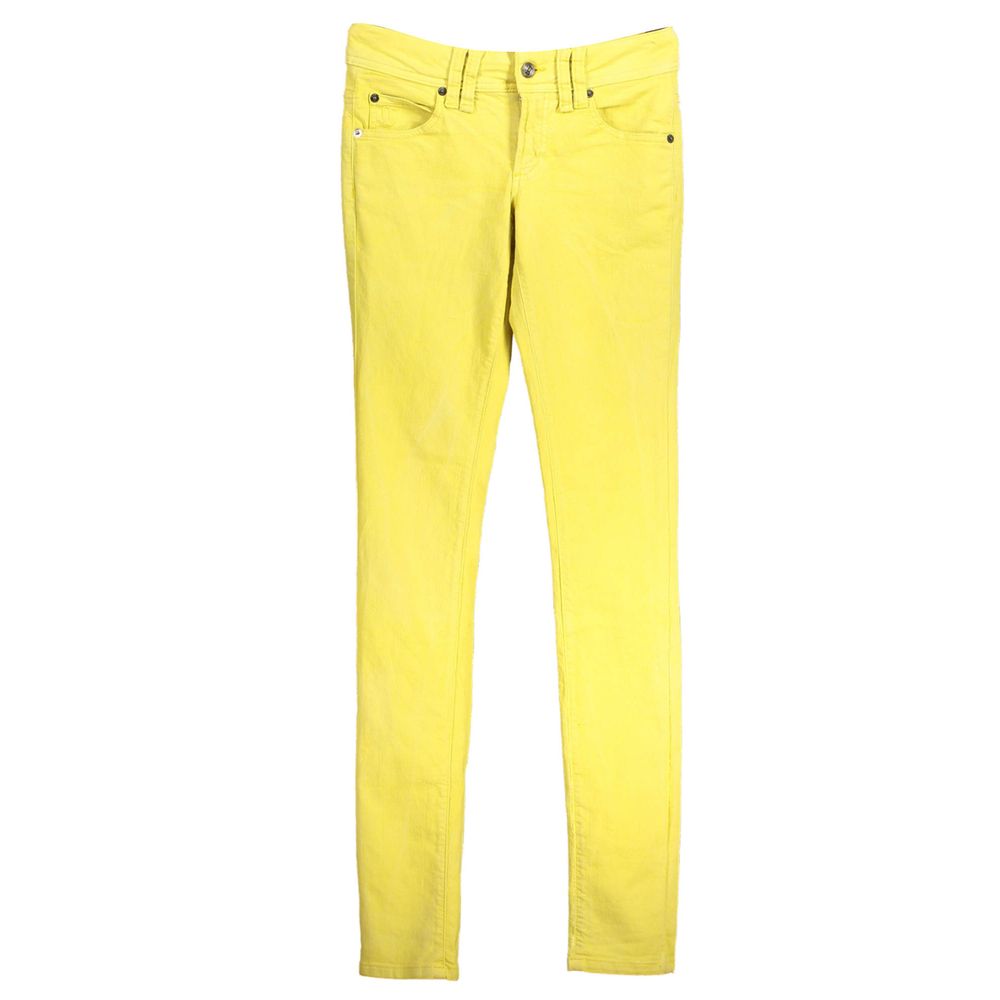John Galliano – Gelbe Jeans und Hose aus Baumwolle