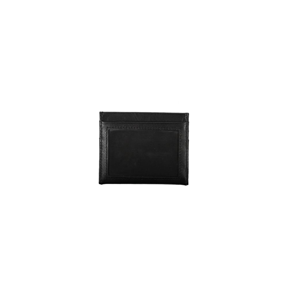 Calvin Klein Herren-Geldbörse aus schwarzem Leder