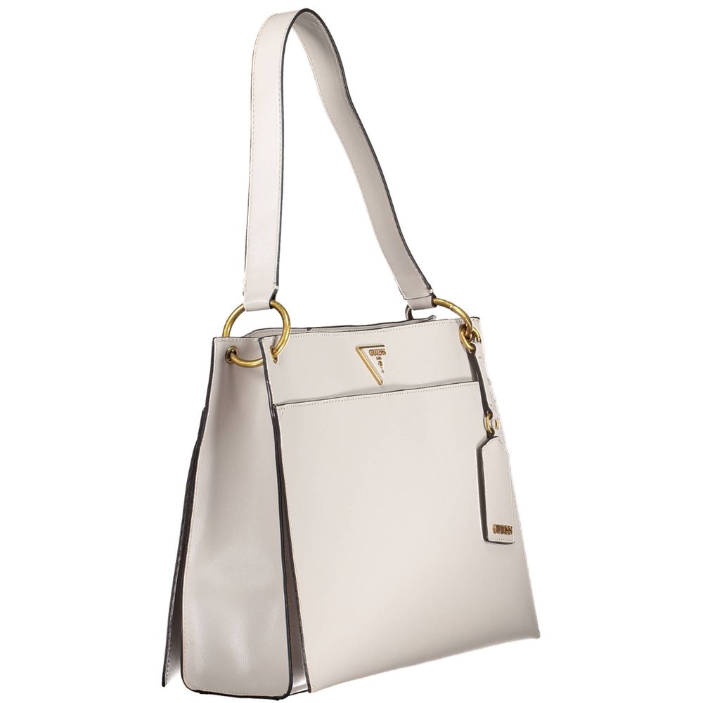 Guess Jeans Grau Polyethylen Damen Handtasche