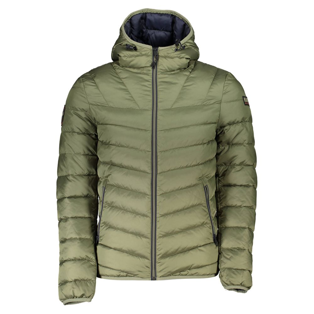 Napapijri Grüne Polyamid-Herrenjacke