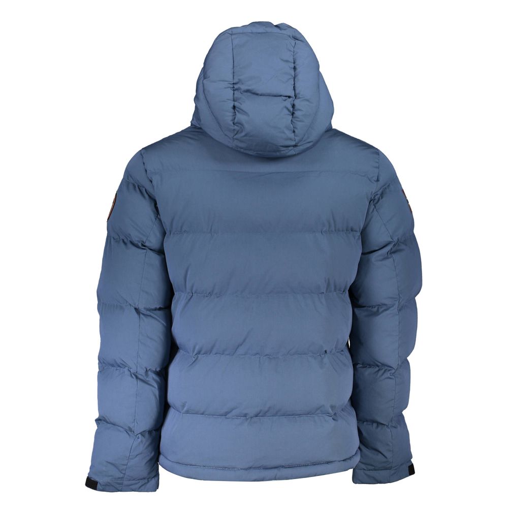 Napapijri Blaue Polyester-Herrenjacke