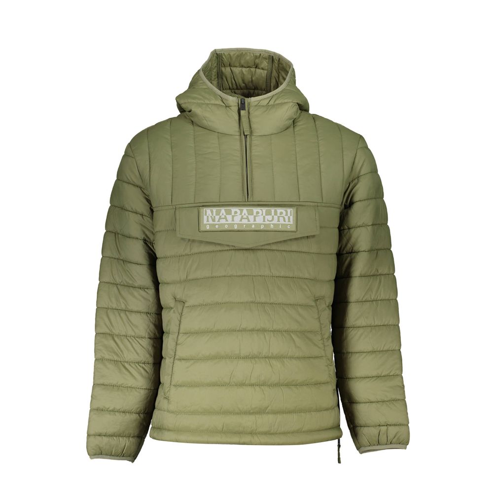Napapijri Grüne Polyamid-Herrenjacke