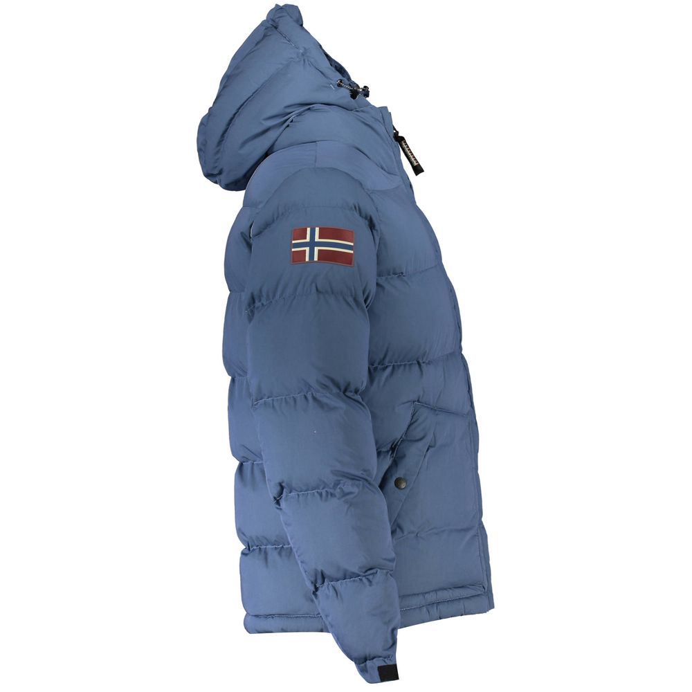 Napapijri Blaue Polyester-Herrenjacke