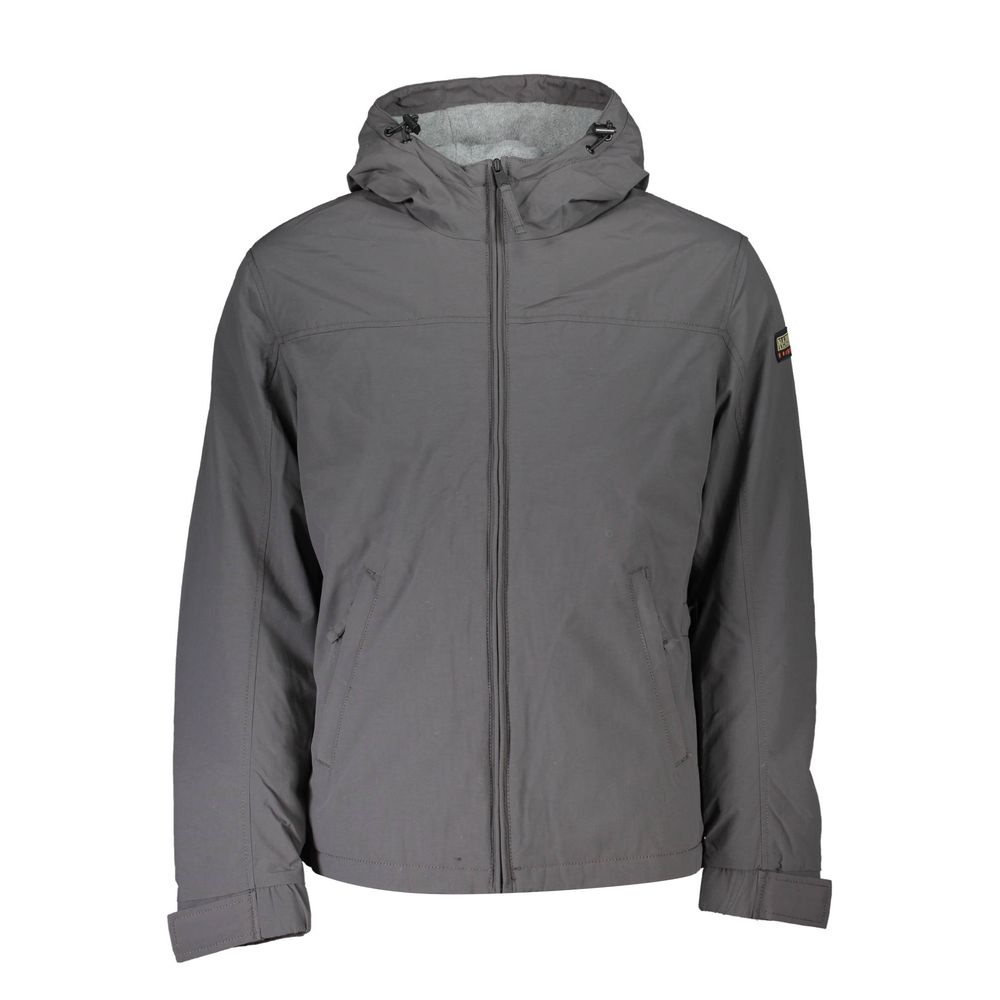 Napapijri Graue Polyamid-Herrenjacke