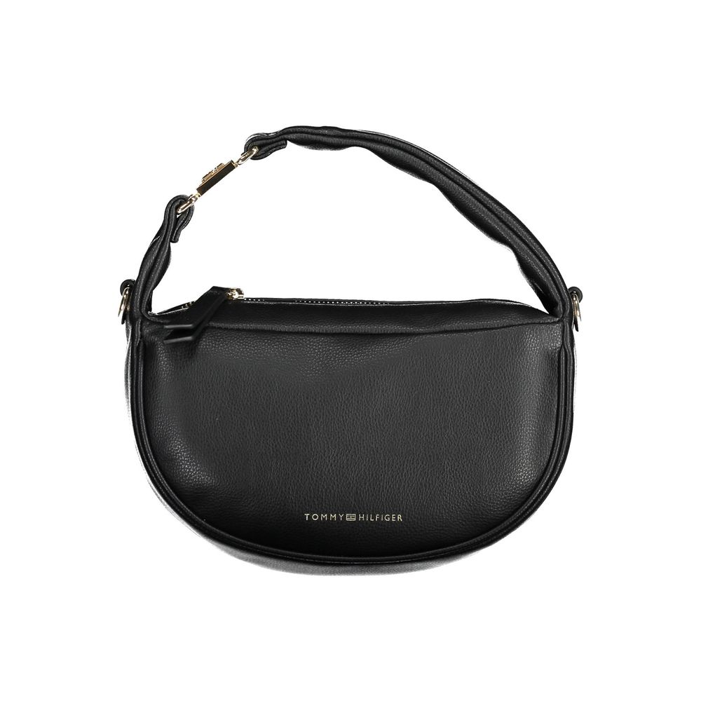 Tommy Hilfiger – Schwarze Polyester-Handtasche