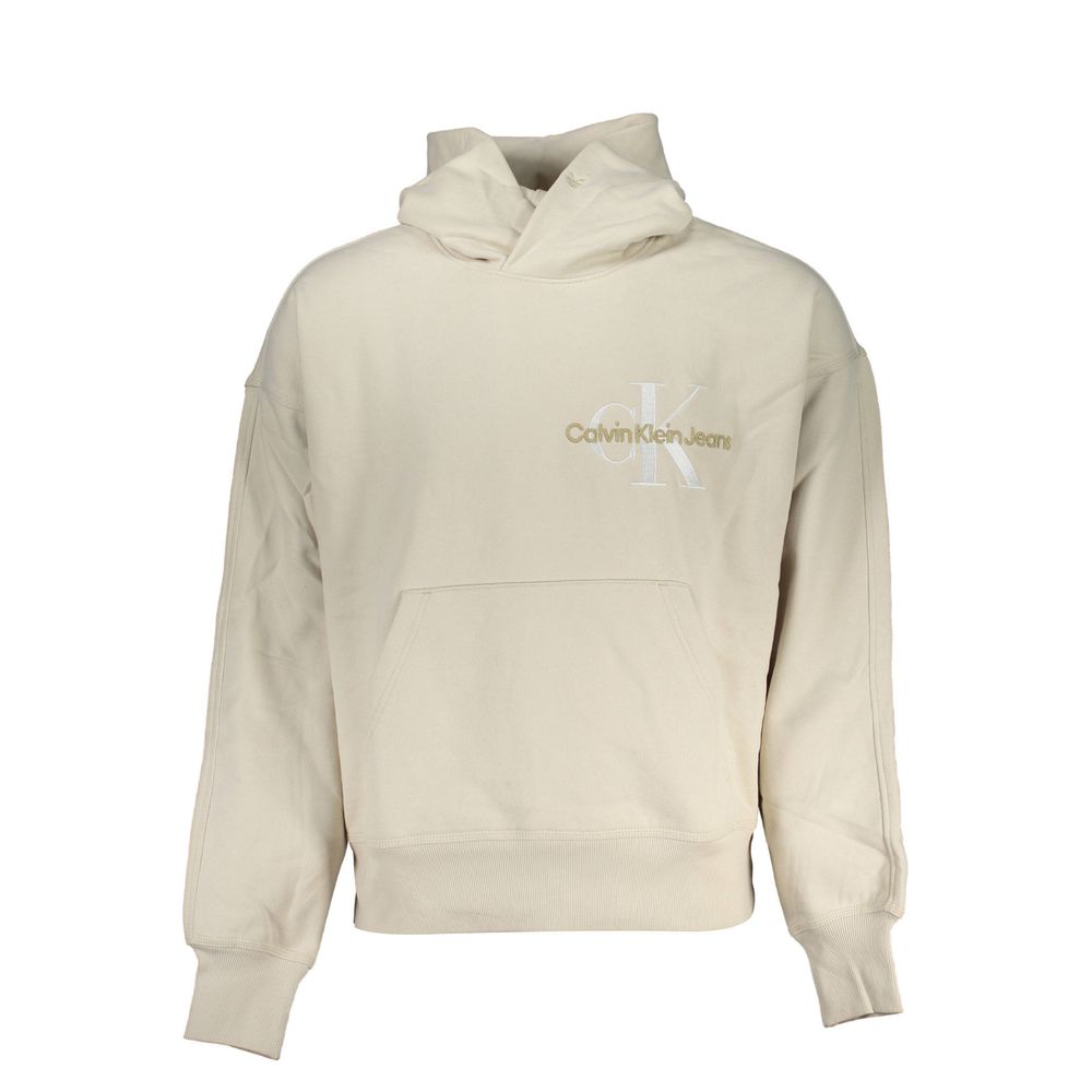 Calvin Klein Beige Herrenpullover aus Baumwolle