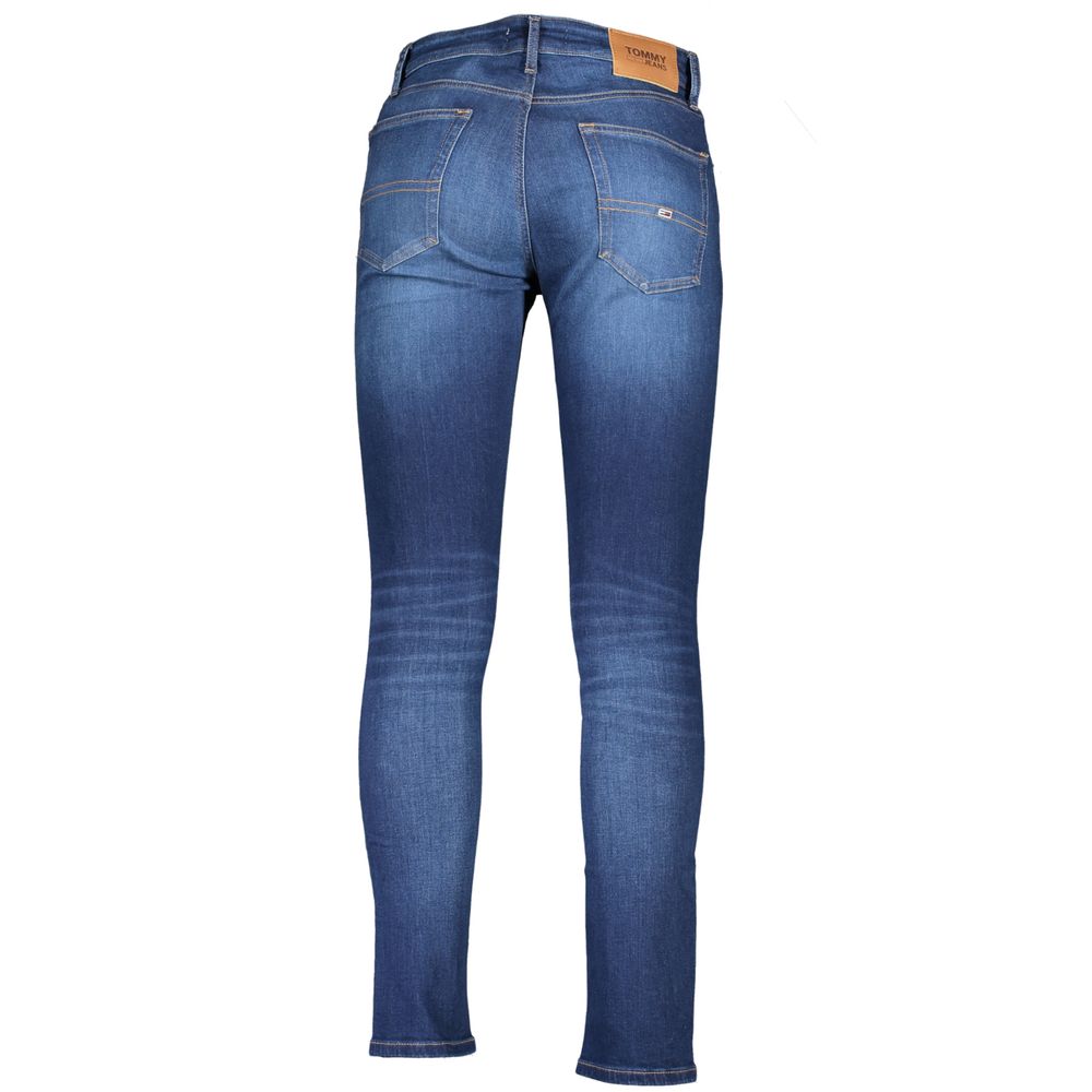 Blugi și pantaloni din bumbac albastru Tommy Hilfiger