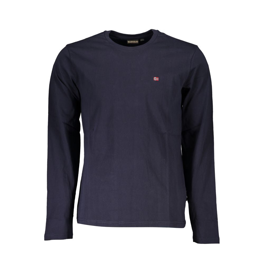 Blaues Baumwoll-T-Shirt von Napapijri