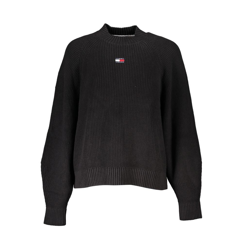Tommy Hilfiger – Schwarzer Baumwollpullover