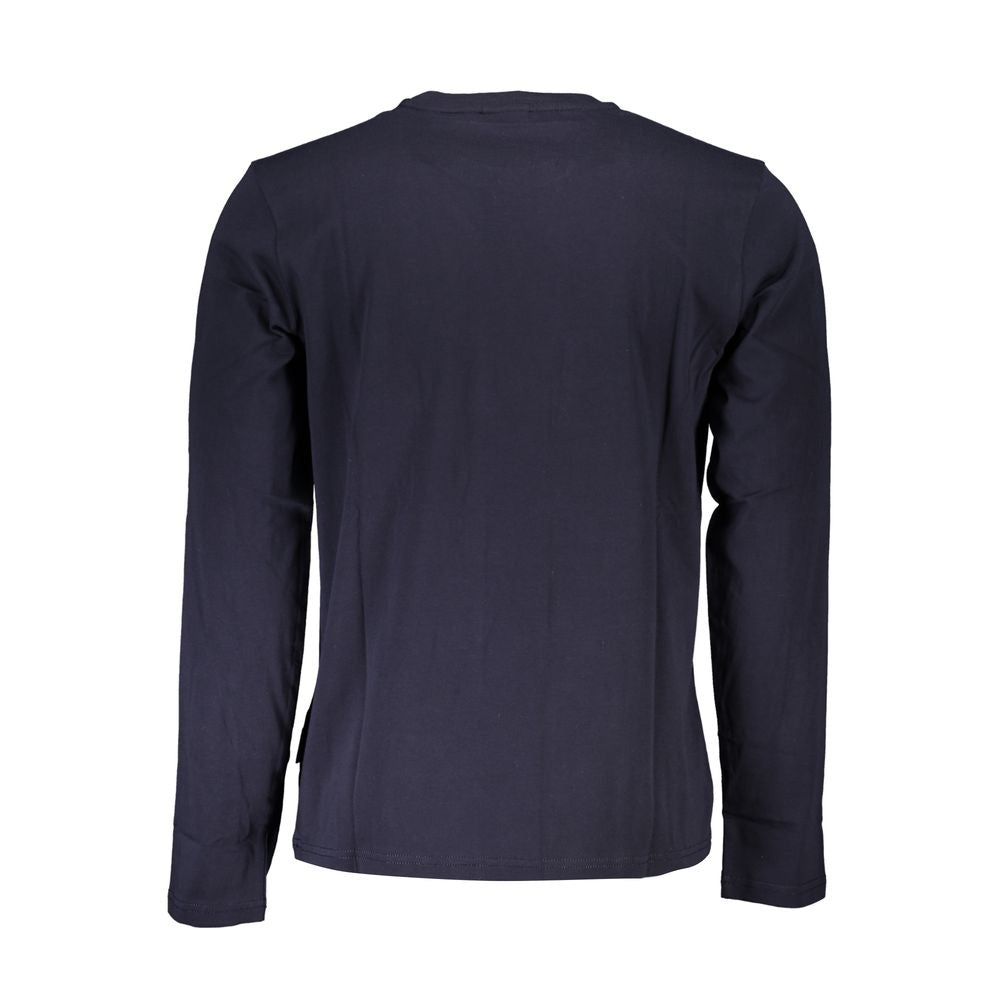 Blaues Baumwoll-T-Shirt von Napapijri