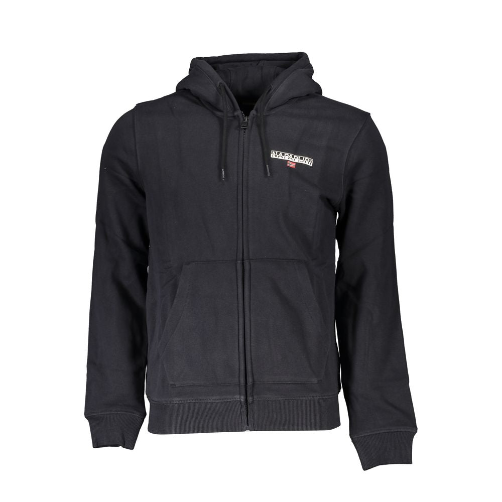 Napapijri Schwarzer Baumwollpullover für Herren