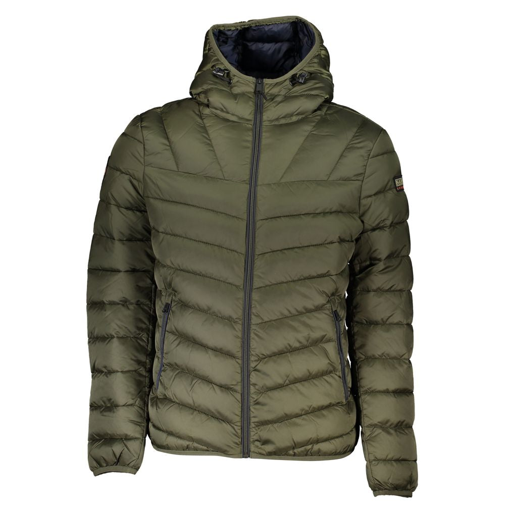 Napapijri Grüne Polyamid-Herrenjacke
