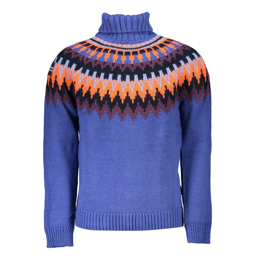 Napapijri Blauer Acryl-Herrenpullover
