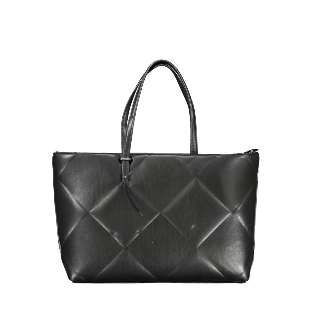 Calvin Klein Schwarze Polyester-Handtasche