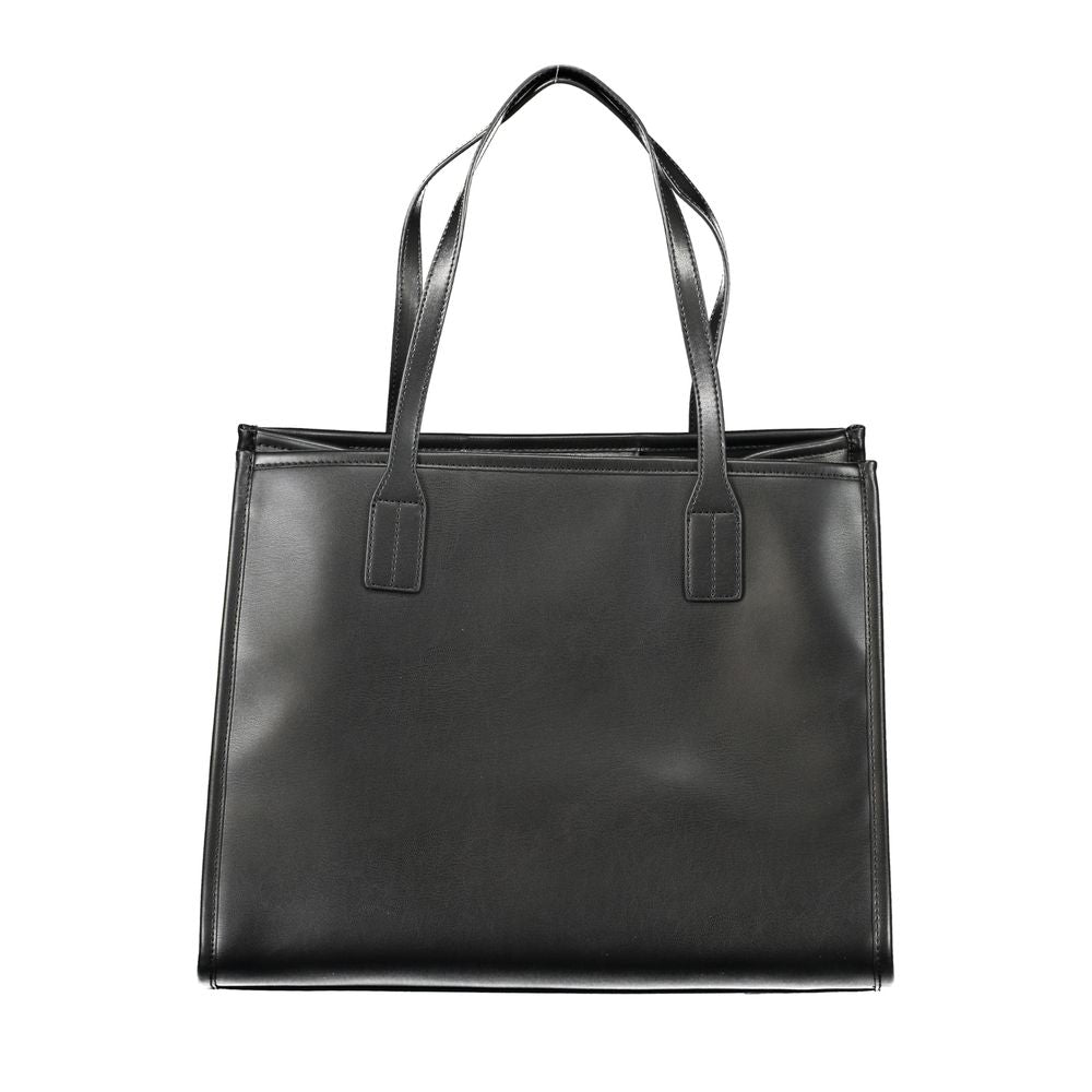 Tommy Hilfiger – Schwarze Handtasche aus Polyethylen