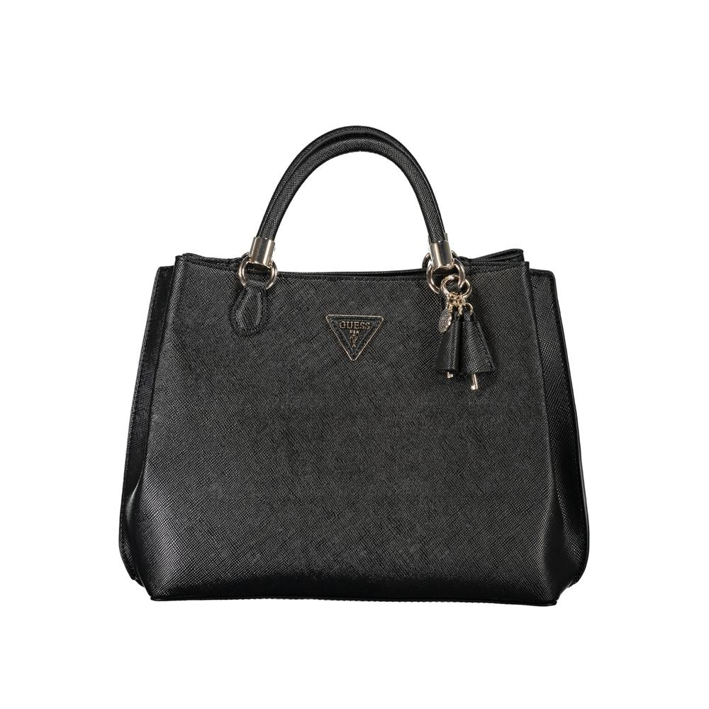 Guess Jeans – Schwarze Polyethylen-Handtasche