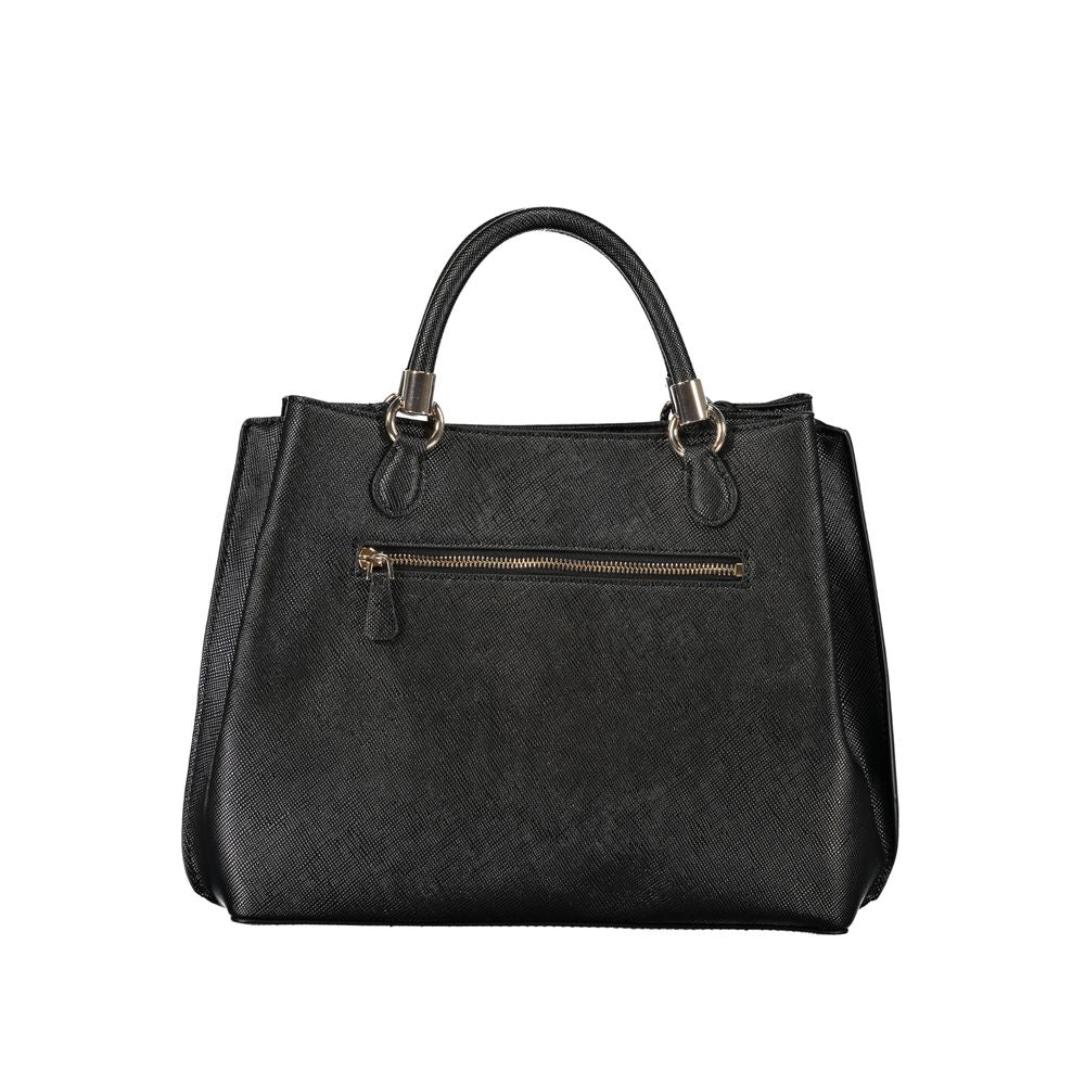 Guess Jeans – Schwarze Polyethylen-Handtasche