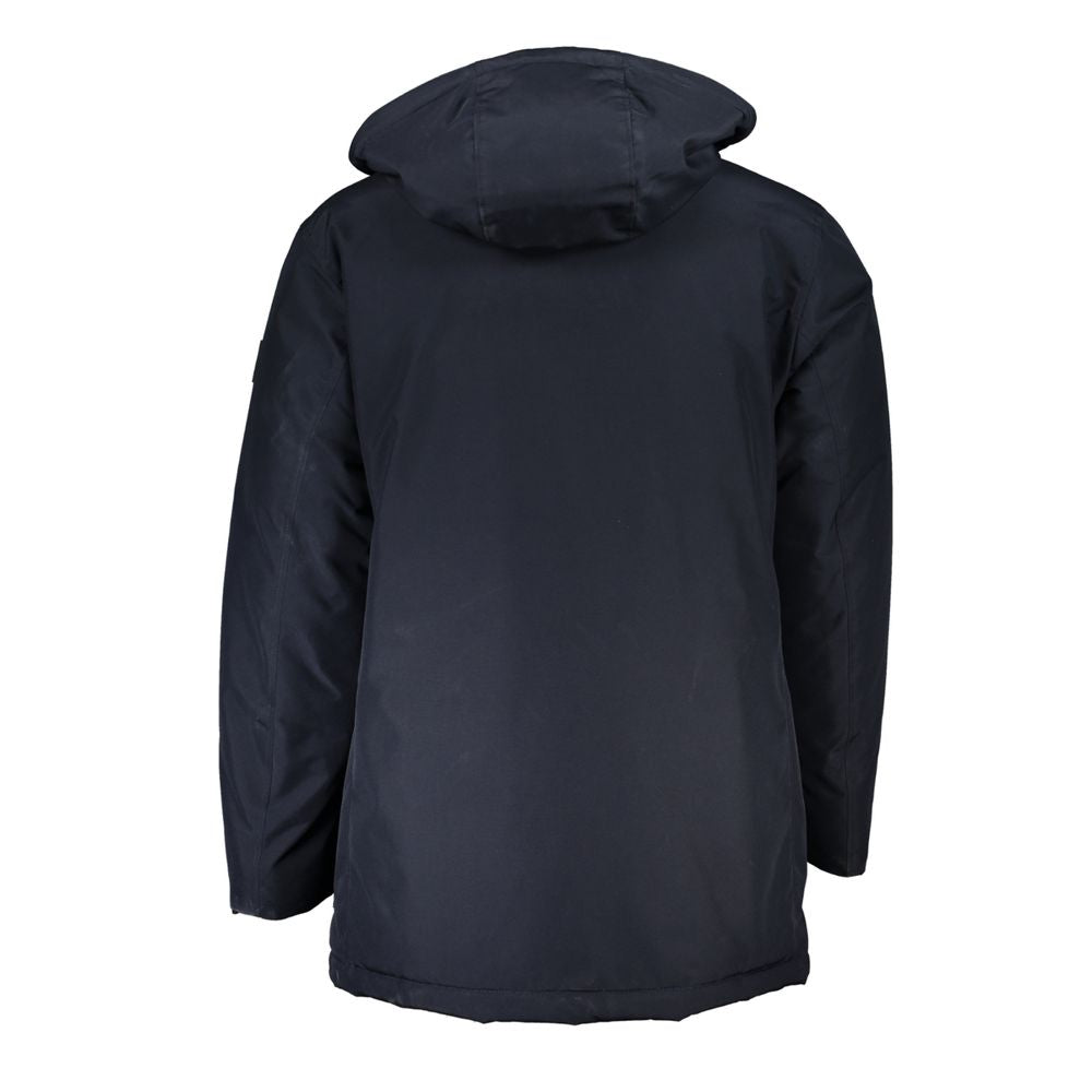 Hugo Boss Blaue Polyamid-Herrenjacke