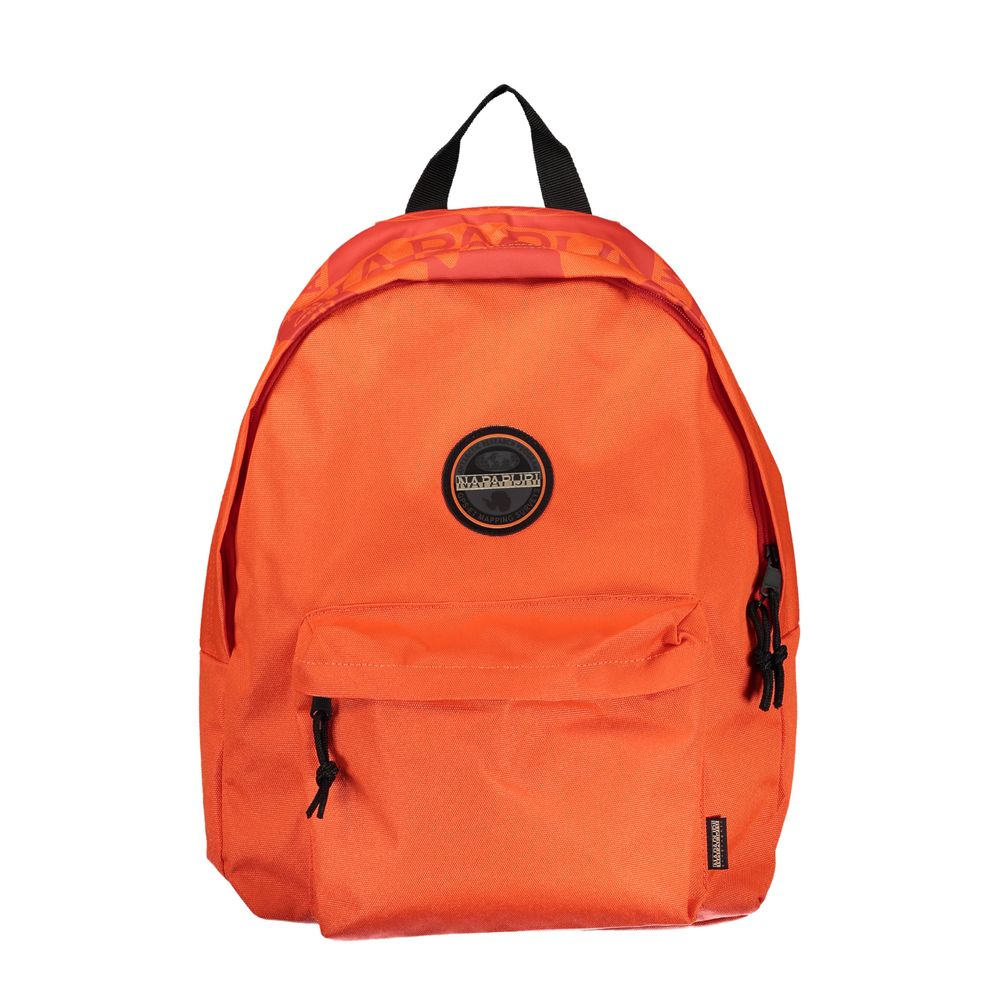 Napapijri Schicker rosa Baumwollrucksack mit Kontrastdetails