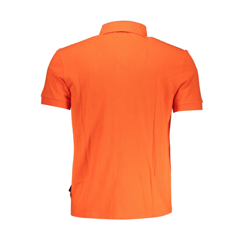Napapijri, Pinkes Poloshirt mit Kontrastdetails