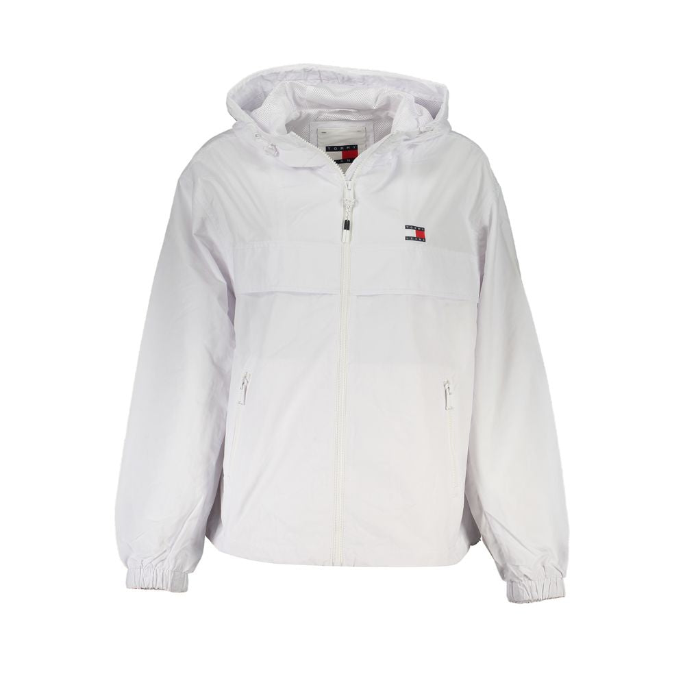 Tommy Hilfiger Weiße Polyamidjacken und -mäntel