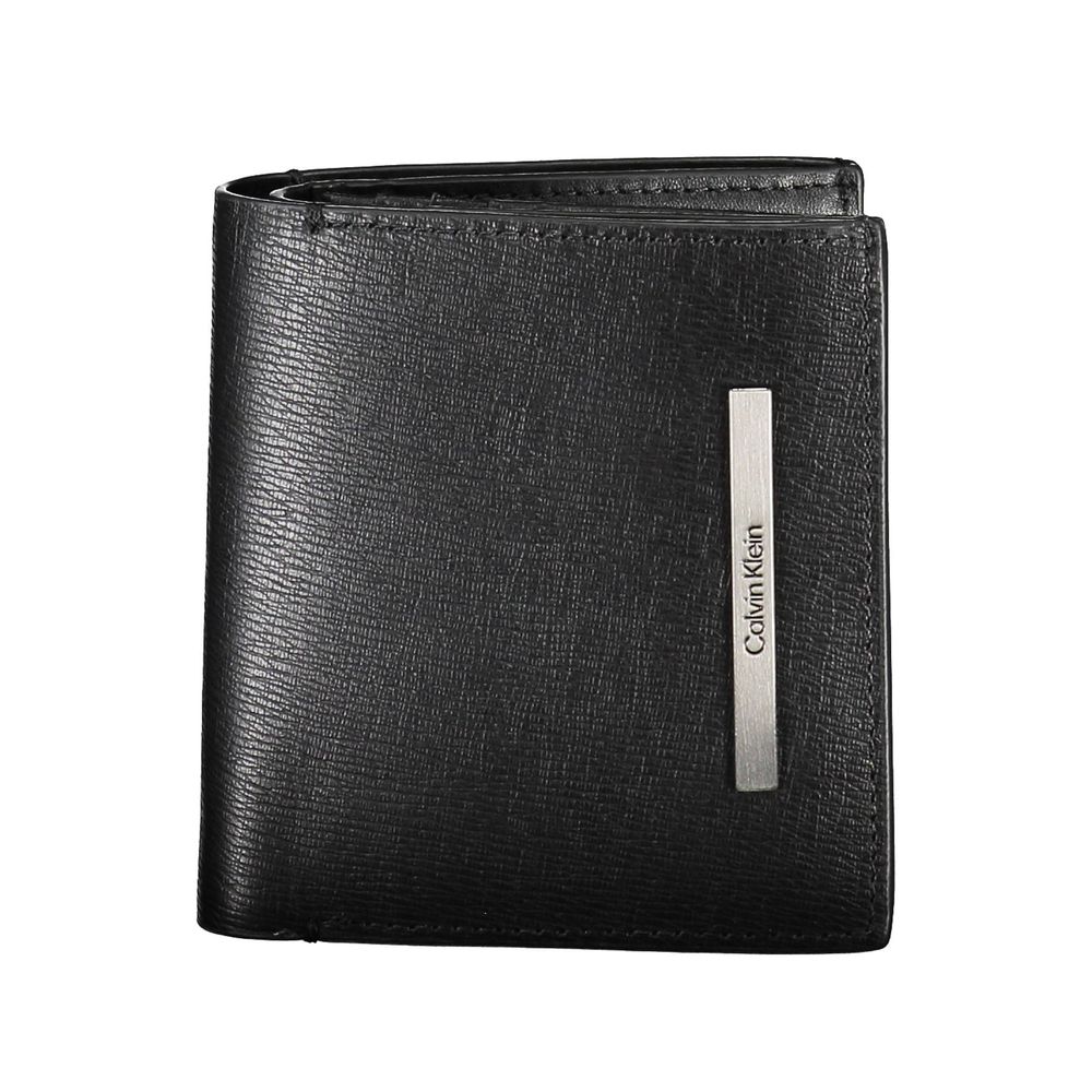 Portofel elegant Calvin Klein cu două pliuri și tehnologie RFID Block