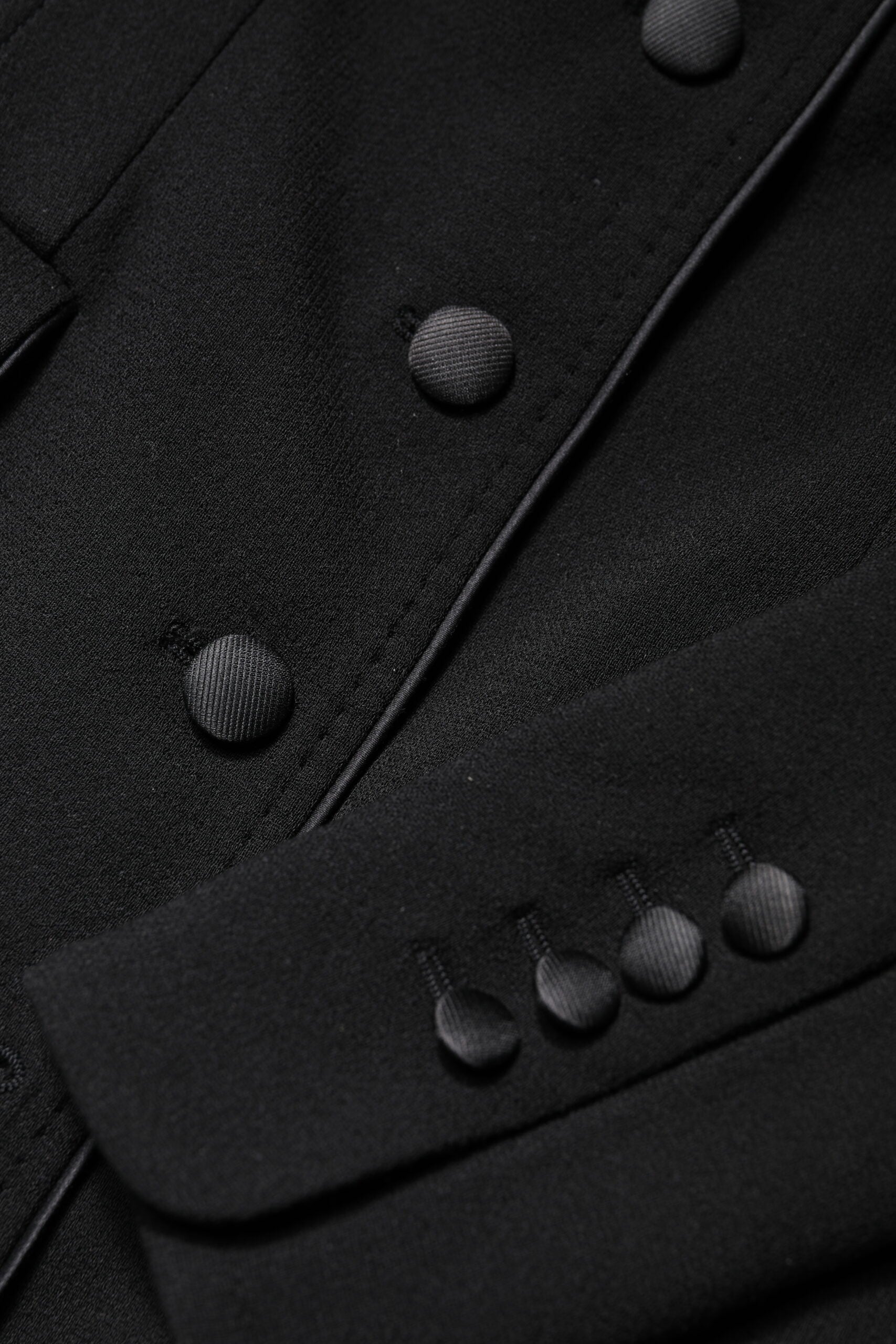 Dolce & Gabbana Black Wool Off Shoulder A-line Mini Dress