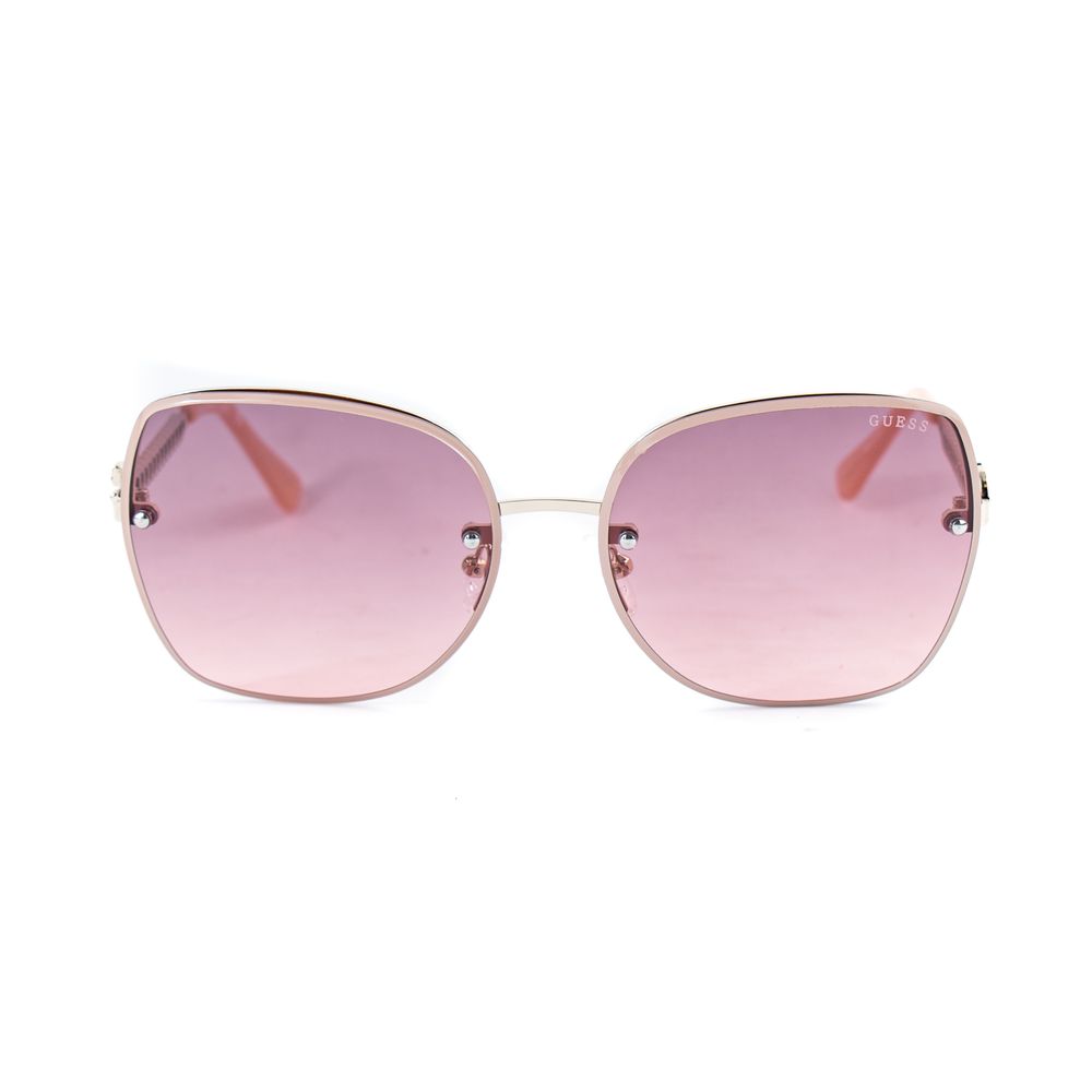 Ochelari de soare Guess din metal auriu