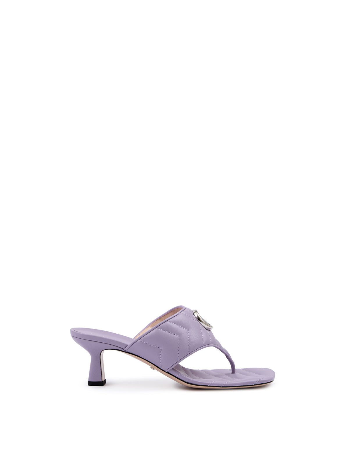 Gucci Mystic Lila Sandalen aus Nappaleder „Charlotte“