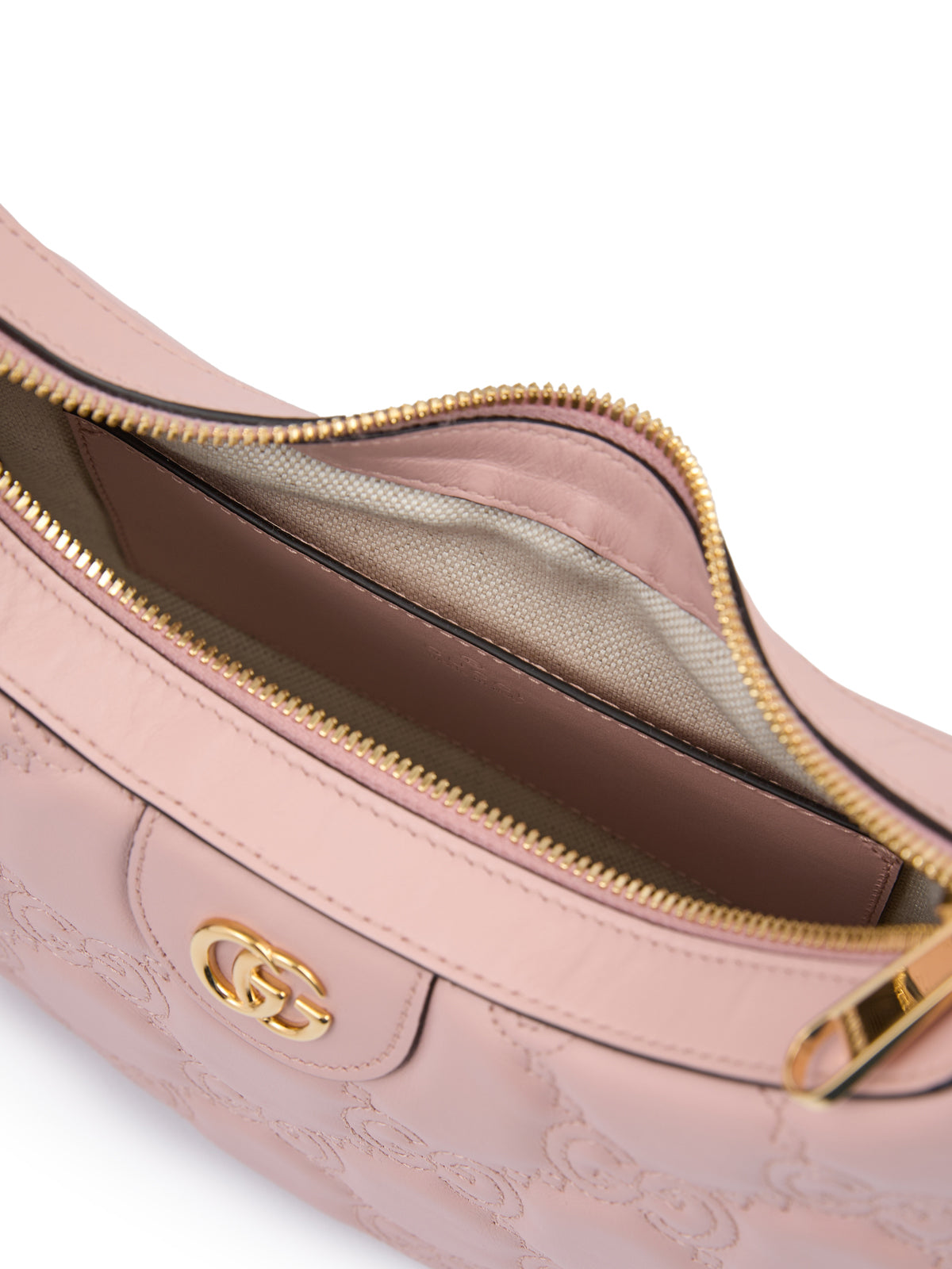 Gucci Hellrosa Leder-Umhängetasche