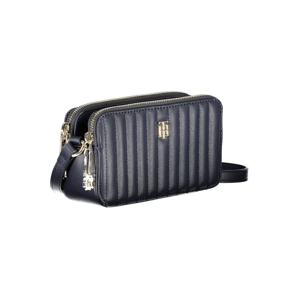 Tommy Hilfiger Damenhandtasche aus Polyethylen, Blau