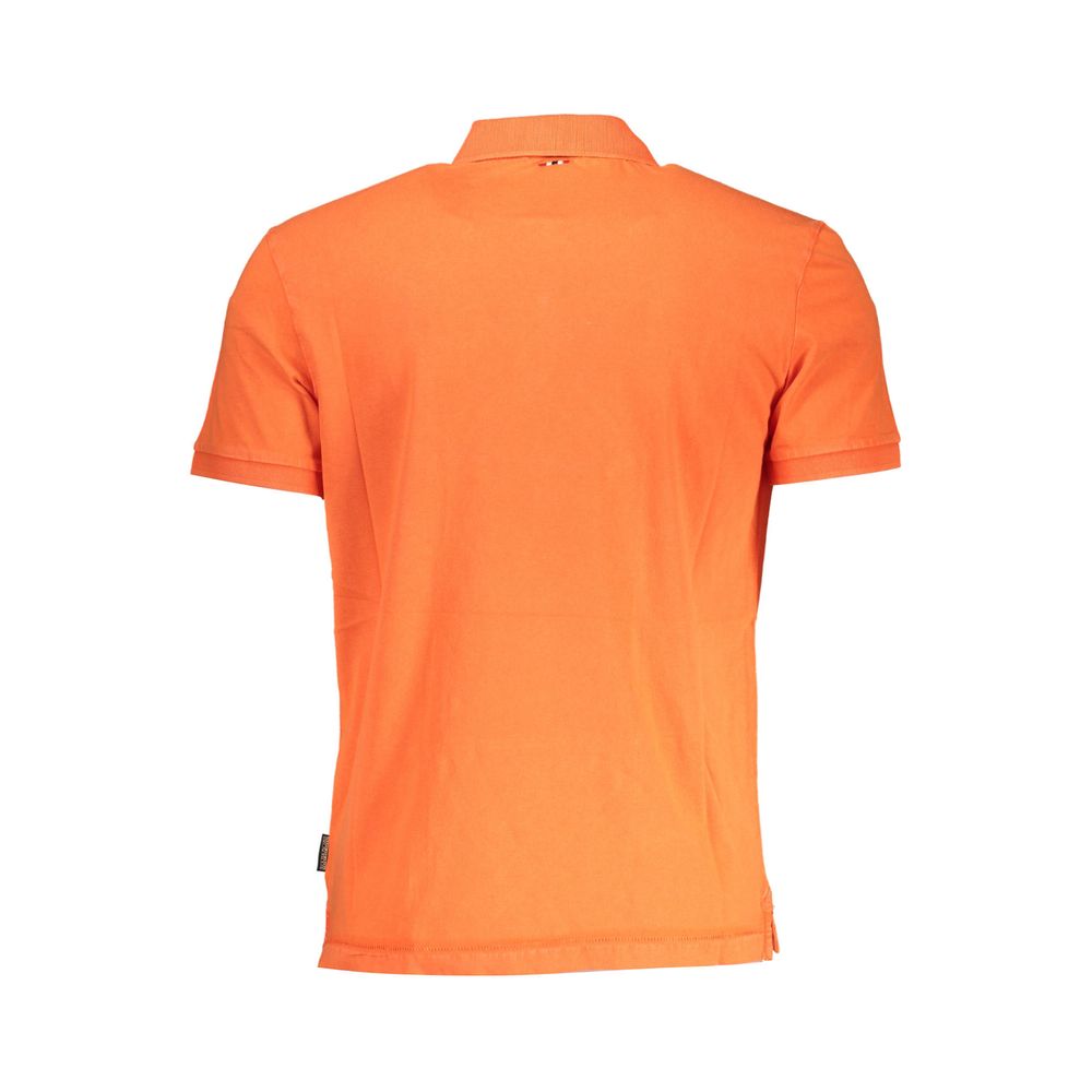 Napapijri Herren-Poloshirt aus roter Baumwolle