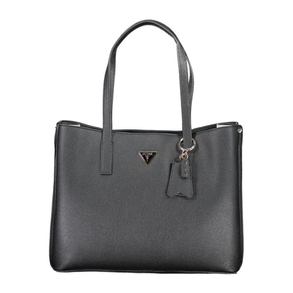 Guess Jeans – Schwarze Polyethylen-Handtasche