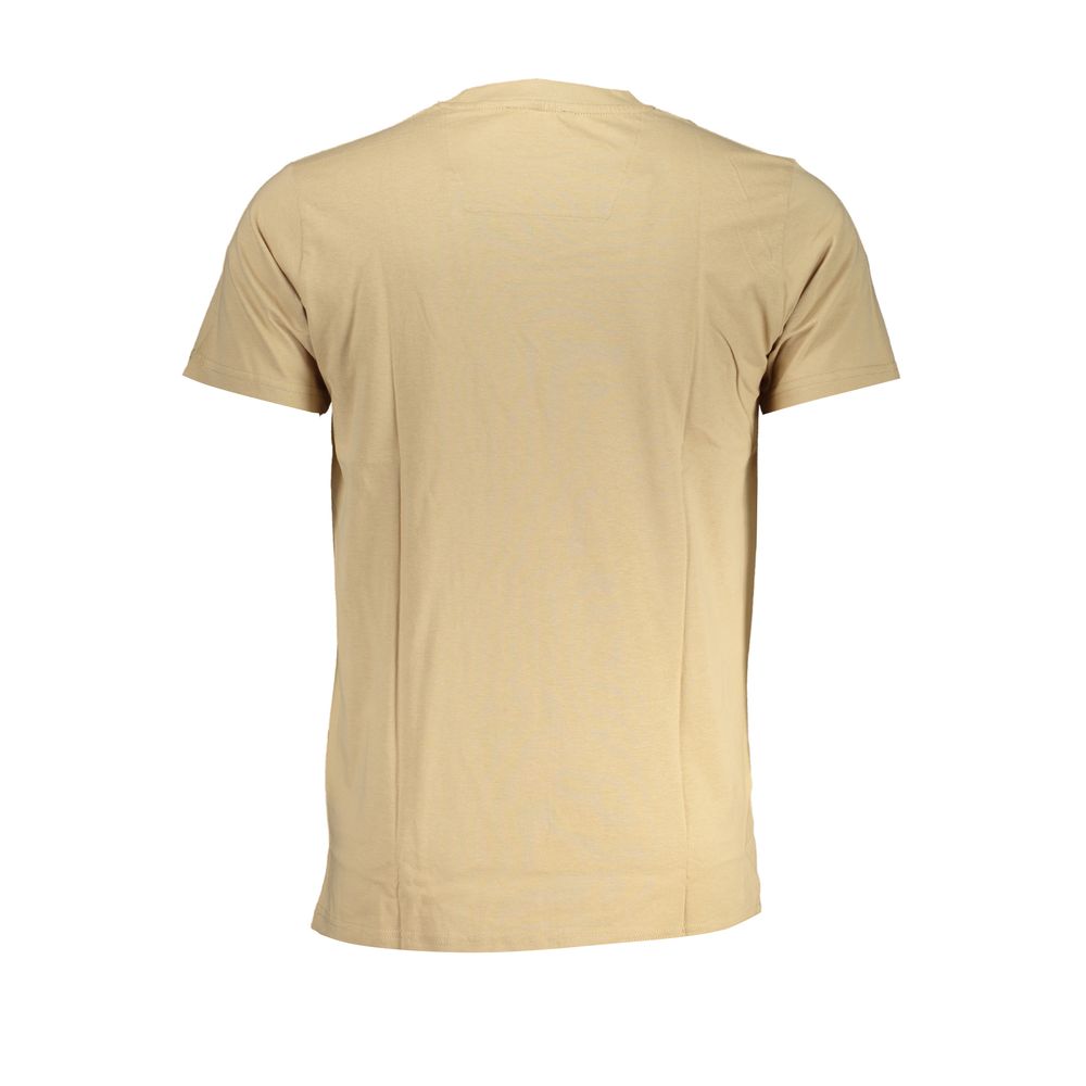 Tricou Cavalli Class bej din bumbac