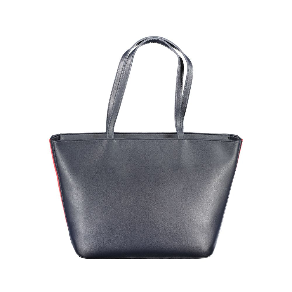 Tommy Hilfiger – Blaue Polyester-Handtasche