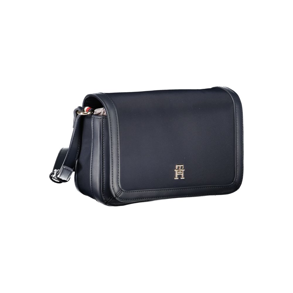 Geantă de mână Tommy Hilfiger albastră din poliester