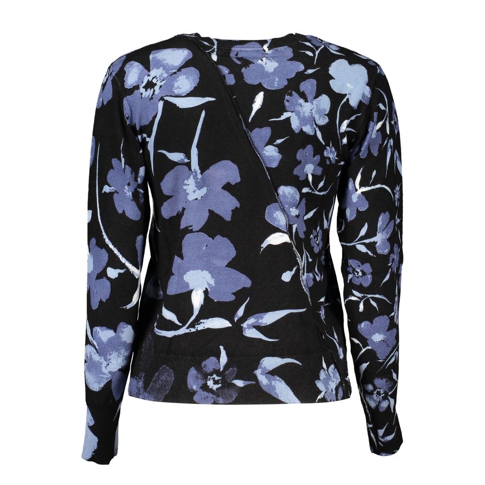 Desigual – Schicker Pullover mit Rundhalsausschnitt und Kontrast