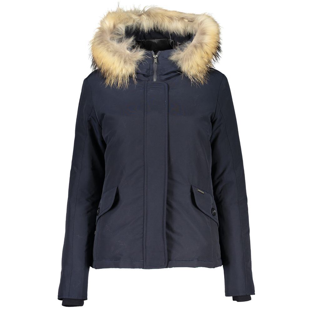 Woolrich Blaue Baumwolljacken und -mäntel
