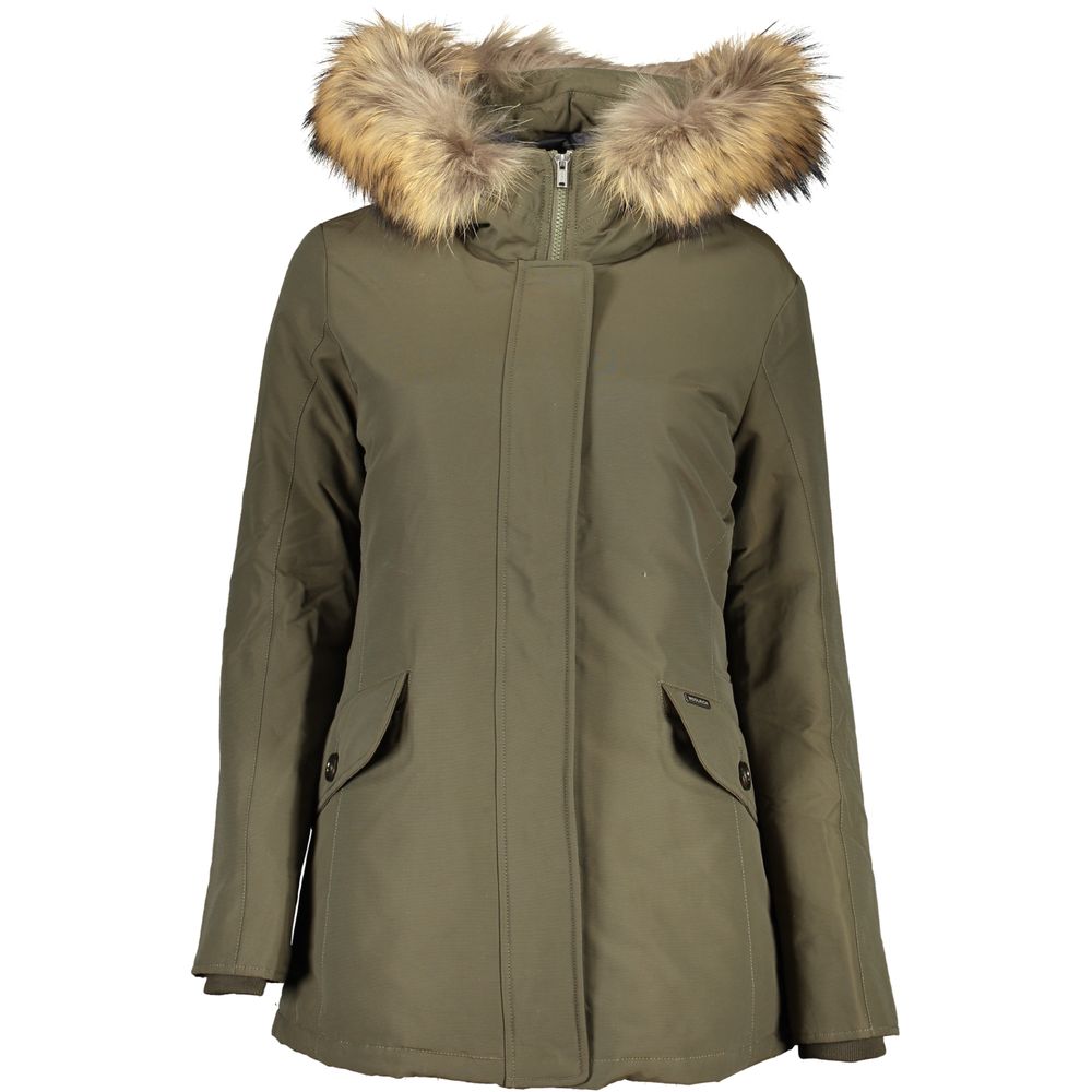 Woolrich Grüne Baumwolljacken und -mäntel