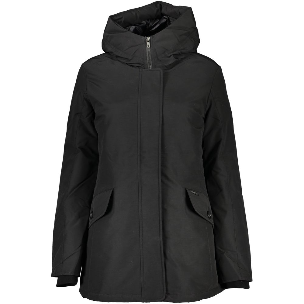 Woolrich Schwarze Baumwolljacken und -mäntel