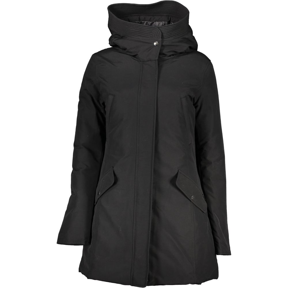 Woolrich Schwarze Baumwolljacken und -mäntel
