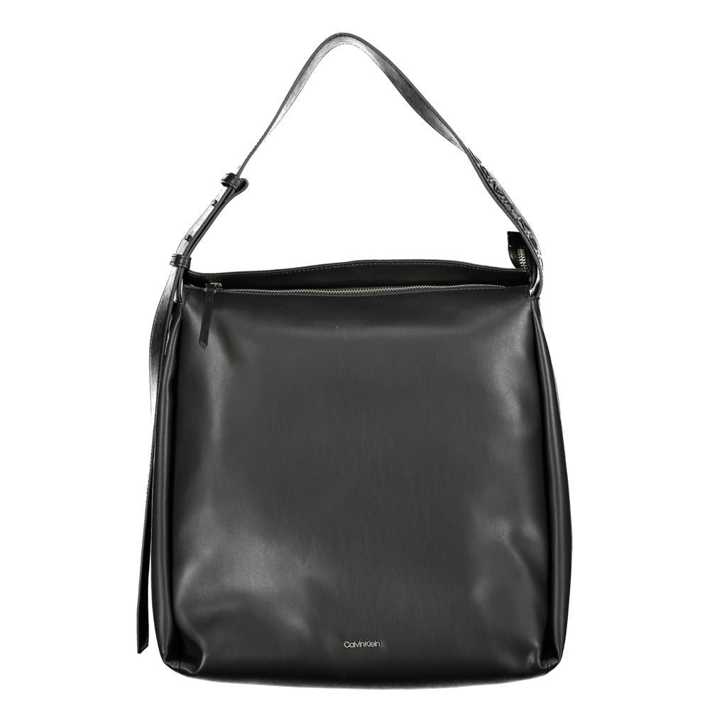 Calvin Klein Schwarze Polyester-Handtasche