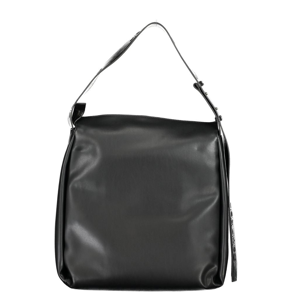 Calvin Klein Schwarze Polyester-Handtasche
