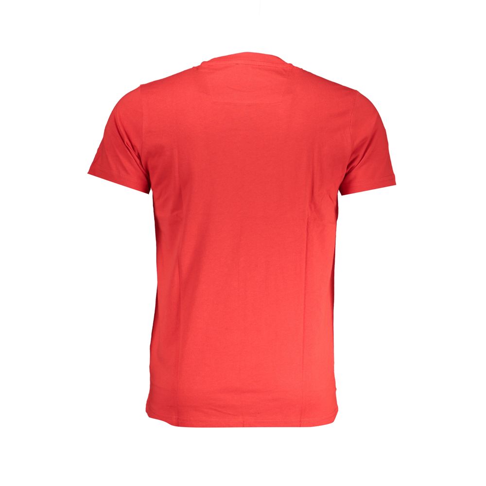 Tricou Cavalli Class roșu din bumbac
