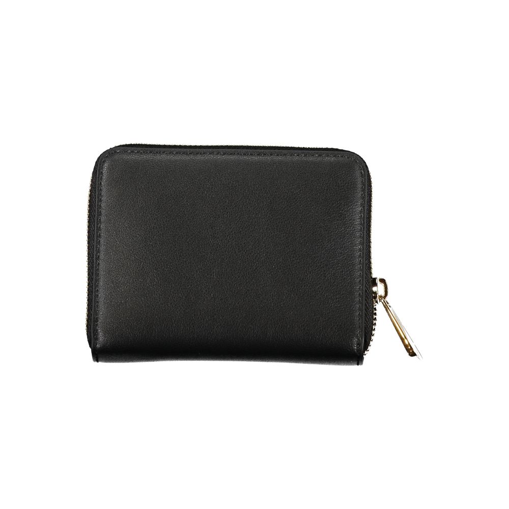 Portofel negru din poliester pentru femei Tommy Hilfiger